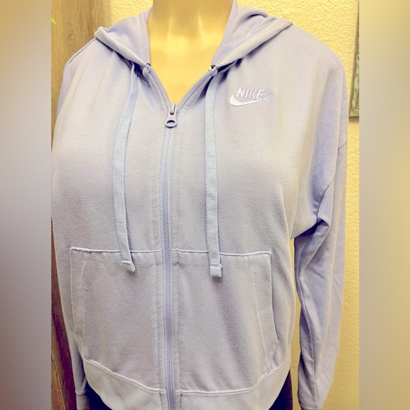 Nike Zip-up Crop sweater in Lilac Purple size S - Picture 2 of 11
